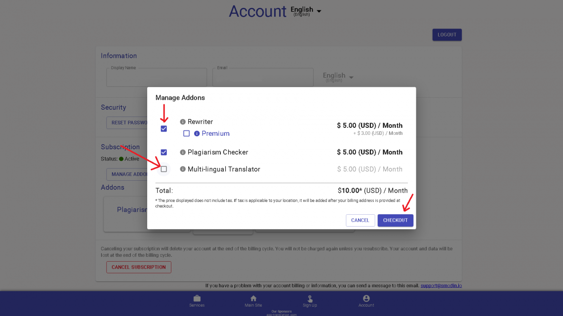 Managing Smodin Addons - Writing Guide - SmodinBlog