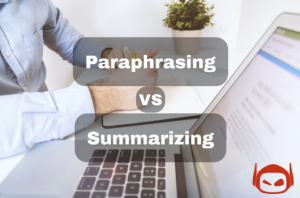 summarizing vs paraphrasing practice