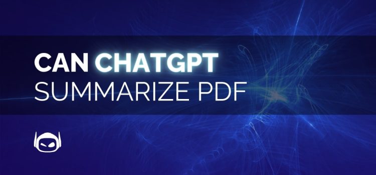 Ar ChatGPT gali apibendrinti PDF?