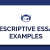 Descriptive Essay Examples and Suggestions for Top Marks