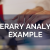 Literary Analysis Example: Structure of a Literary Analysis