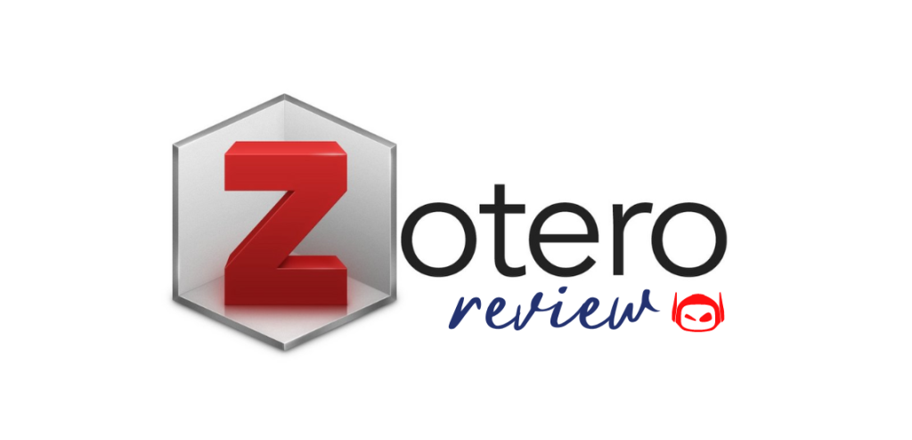 Smodin graphic of the Zotero logo with a large red "Z" and the word "review" written in blue, alongside the small Smodin icon.