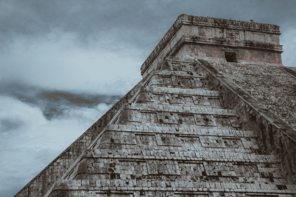 Pyramid in Chi Chen Itza in Mexico