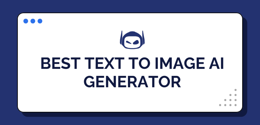 Smodin graphic of "Best Text to Image AI Generator" in bold text with a robot icon above, on a white and blue background.