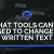 What Tools Can Be Used To Change AI Written Text Quickly