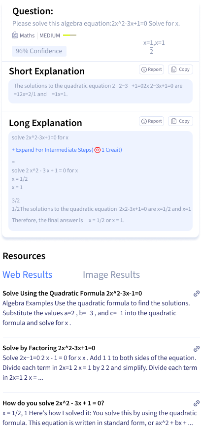 Smodin screenshot of example question and answer from the Smodin AI Accounting Homework Solver tool.